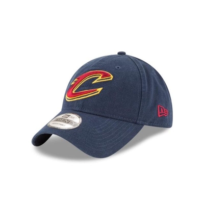 Blue Cleveland Cavaliers Hat - New Era NBA Core Classic 9TWENTY Adjustable Caps USA0187346